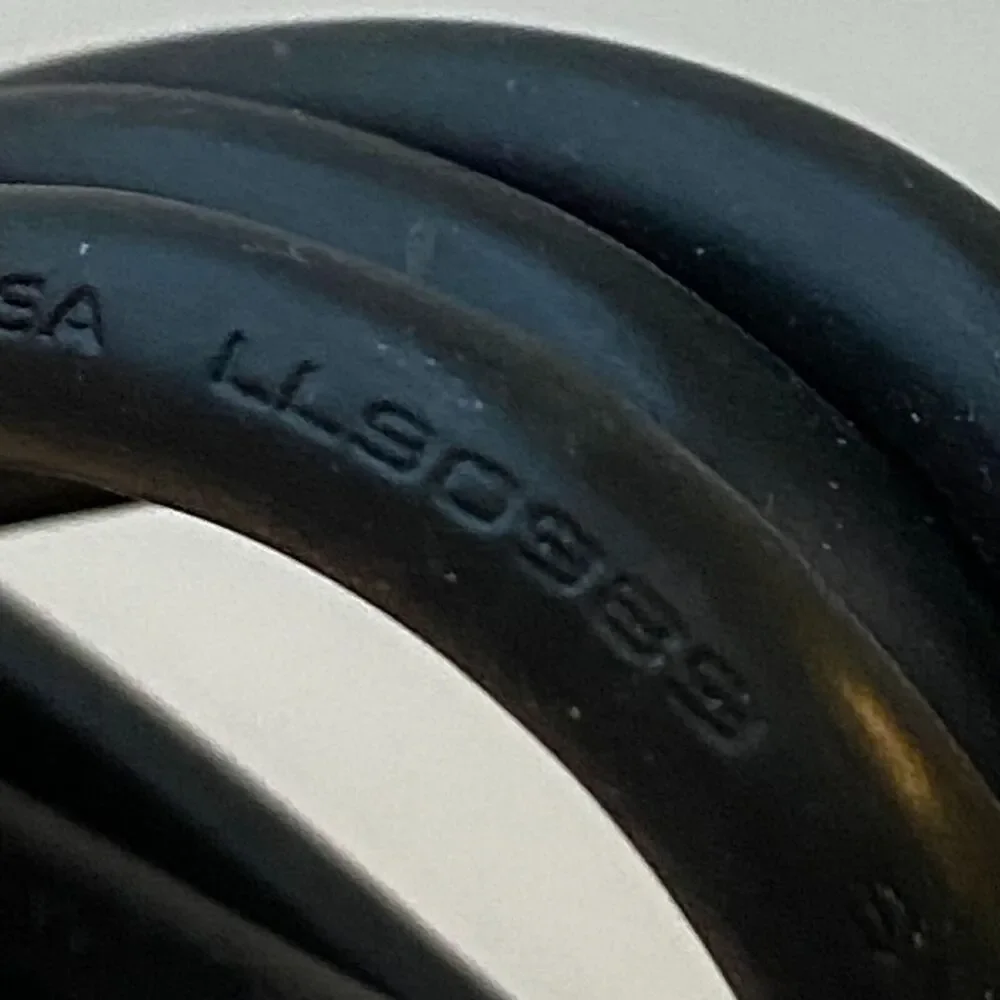 Linetek Power Cord Cable LL90989 E138949-E Black SVT